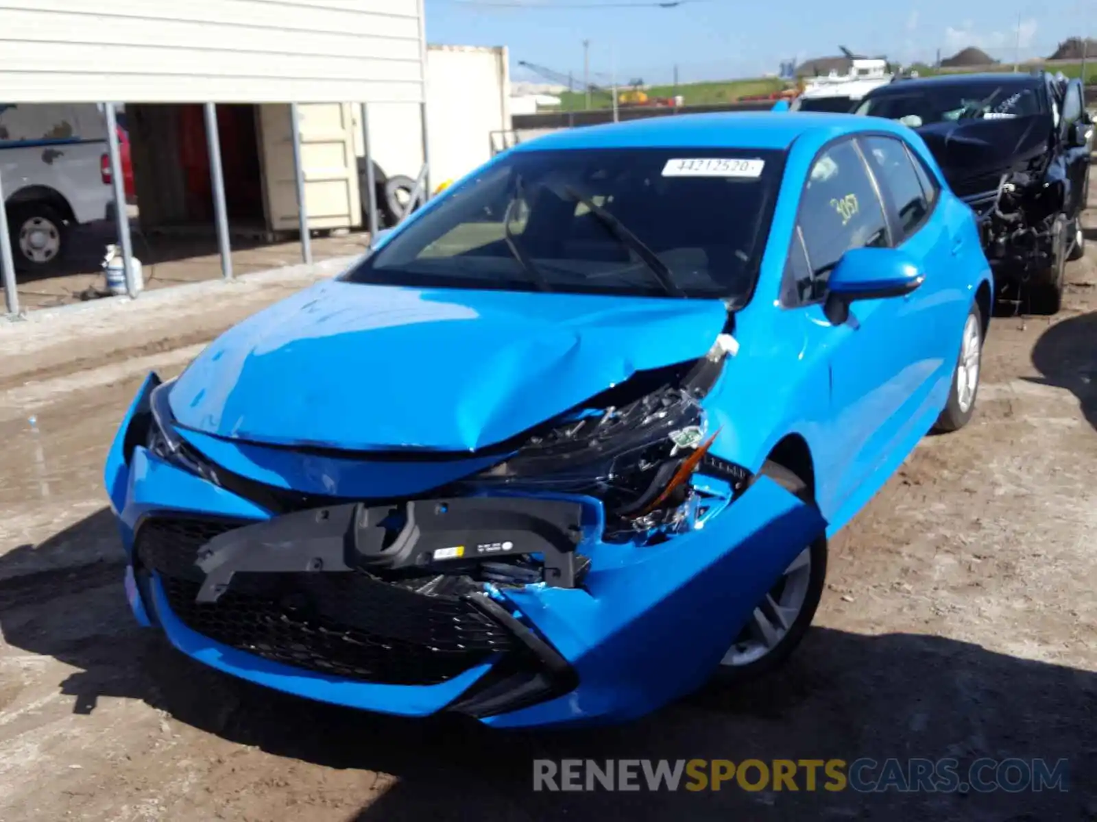 2 Photograph of a damaged car JTND4RBE7L3077269 TOYOTA COROLLA 2020