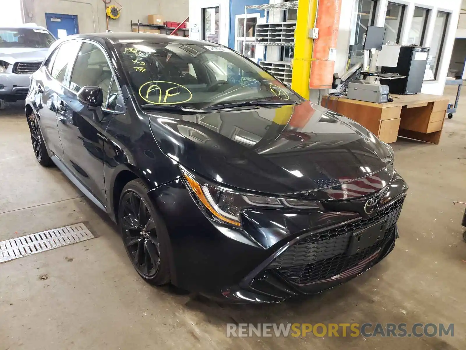 1 Photograph of a damaged car JTND4RBE7L3081872 TOYOTA COROLLA 2020