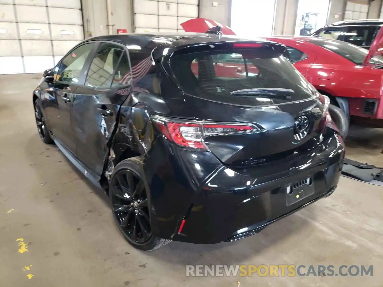 3 Photograph of a damaged car JTND4RBE7L3081872 TOYOTA COROLLA 2020