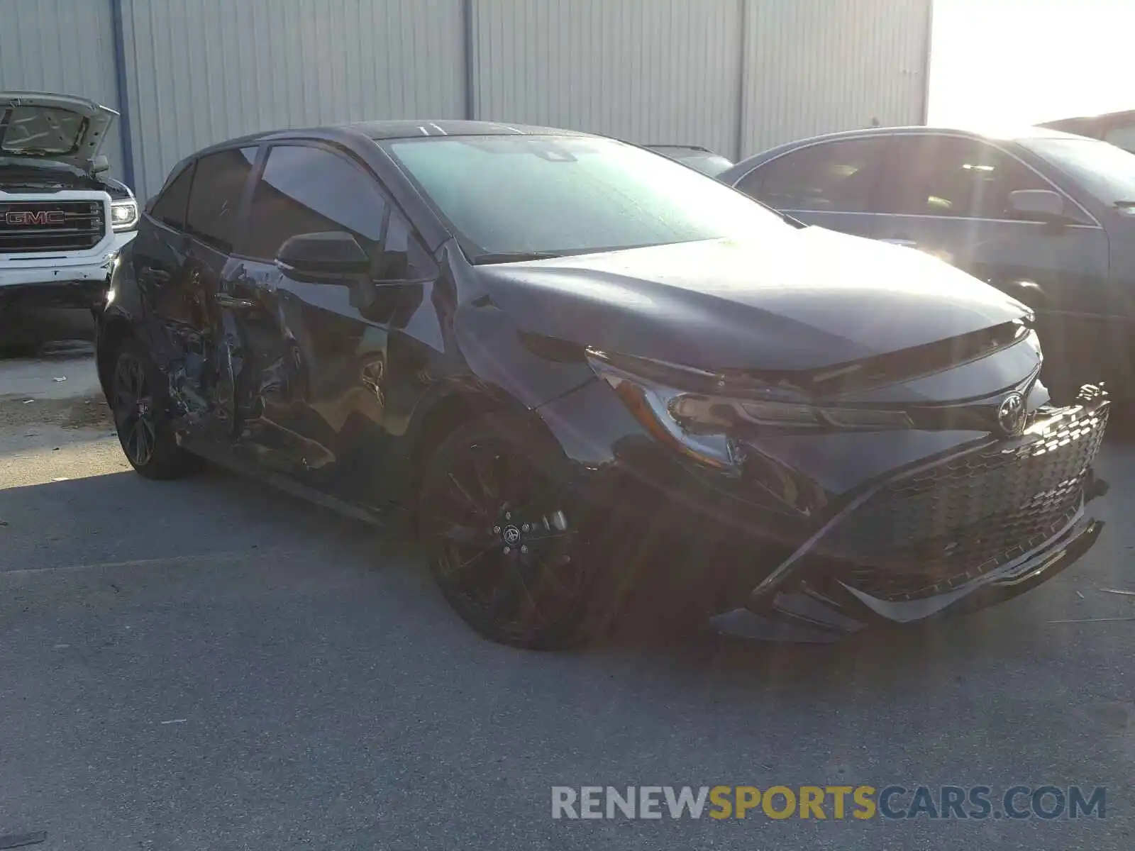 1 Photograph of a damaged car JTND4RBE7L3085789 TOYOTA COROLLA 2020