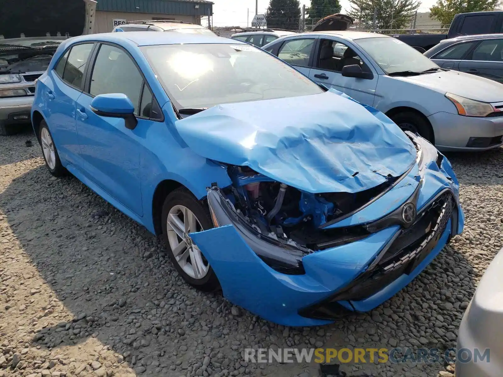 1 Photograph of a damaged car JTND4RBE7L3087848 TOYOTA COROLLA 2020