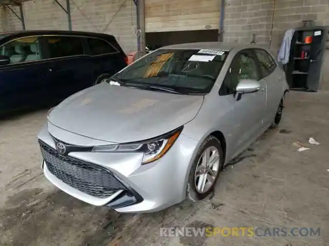 2 Photograph of a damaged car JTND4RBE7L3098364 TOYOTA COROLLA 2020