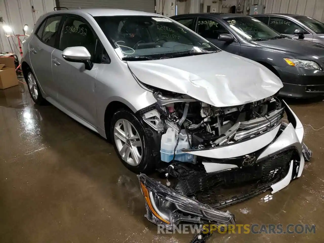 1 Photograph of a damaged car JTND4RBE8L3081119 TOYOTA COROLLA 2020