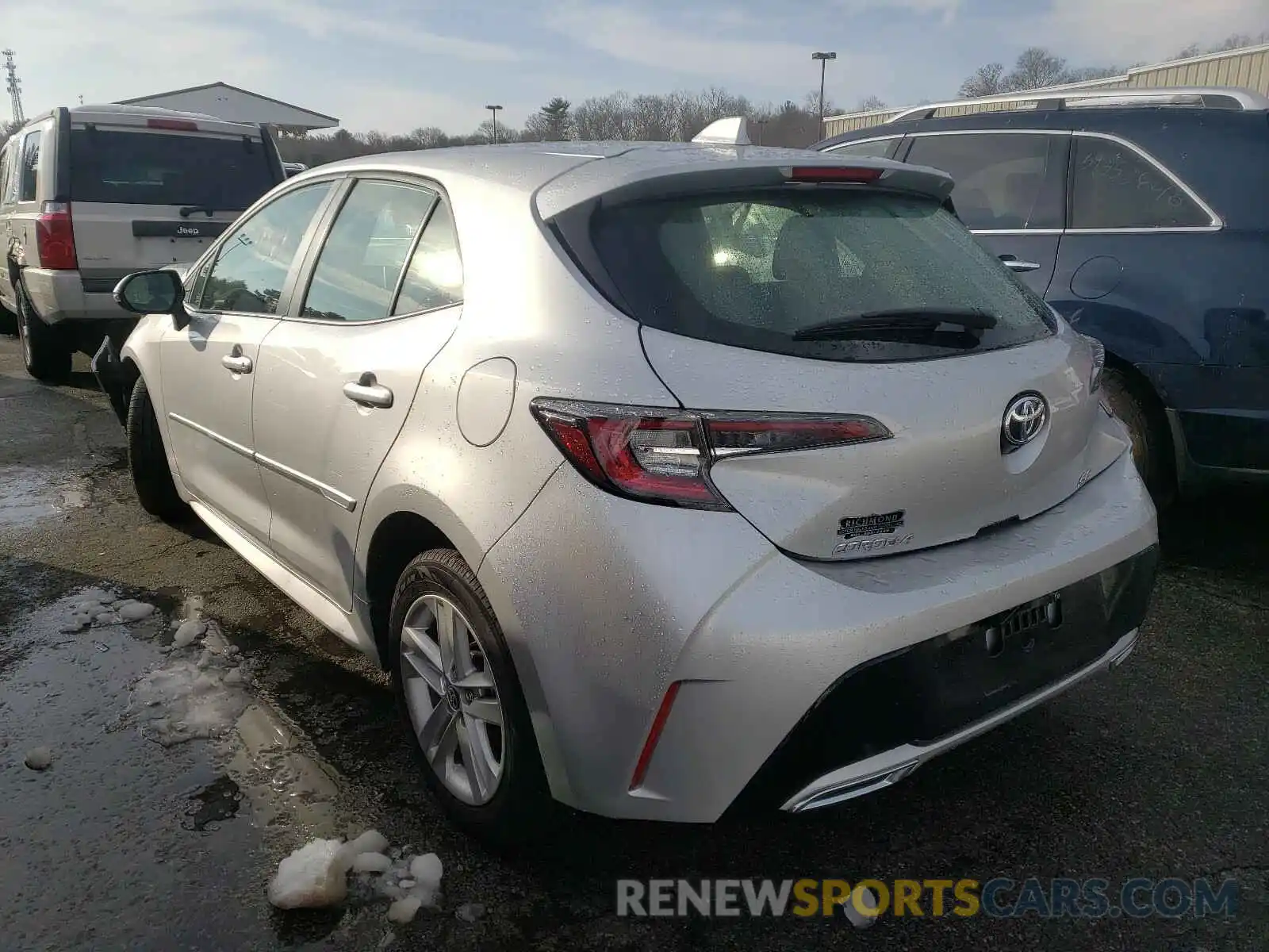 3 Photograph of a damaged car JTND4RBE8L3081363 TOYOTA COROLLA 2020