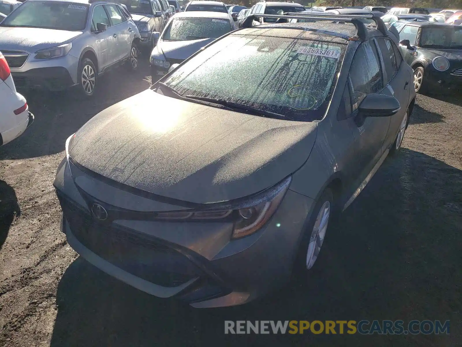 2 Photograph of a damaged car JTND4RBE8L3089219 TOYOTA COROLLA 2020