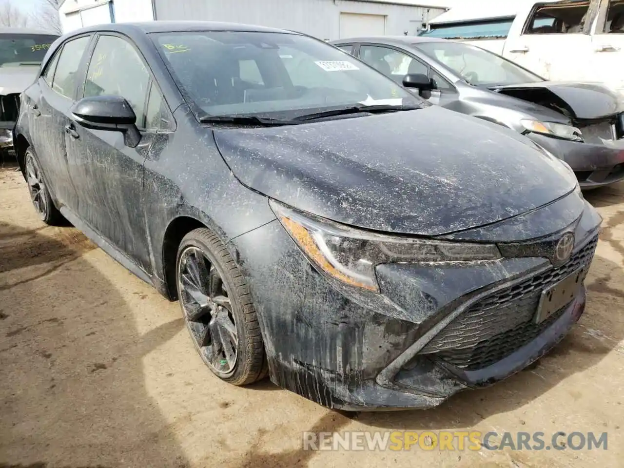 1 Photograph of a damaged car JTND4RBE8L3089477 TOYOTA COROLLA 2020