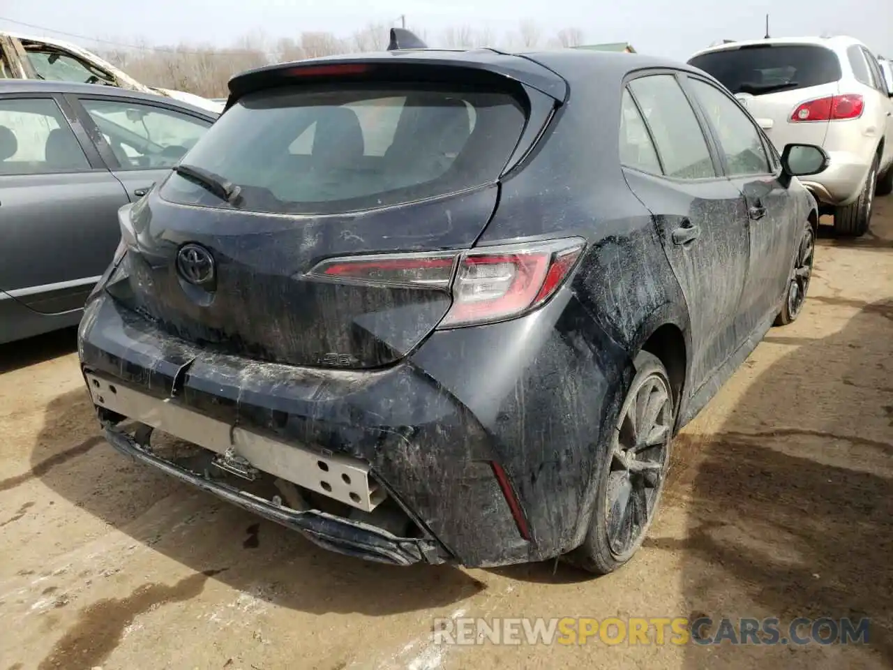 4 Photograph of a damaged car JTND4RBE8L3089477 TOYOTA COROLLA 2020