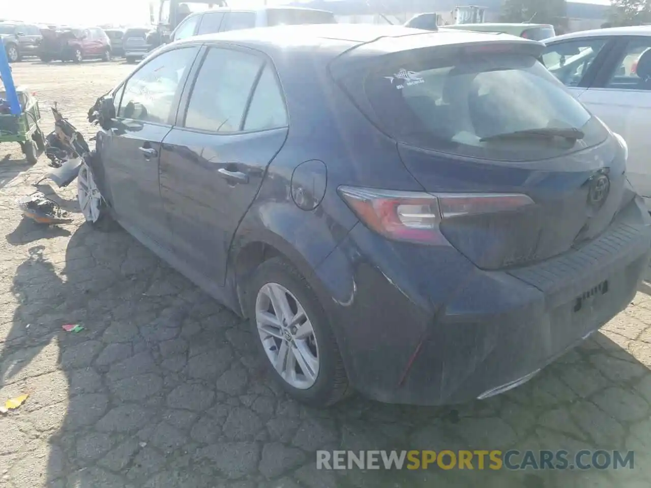 3 Photograph of a damaged car JTND4RBE8L3089933 TOYOTA COROLLA 2020