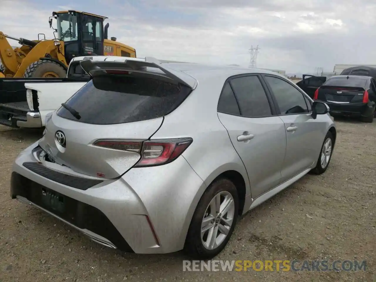 4 Photograph of a damaged car JTND4RBE8L3095151 TOYOTA COROLLA 2020