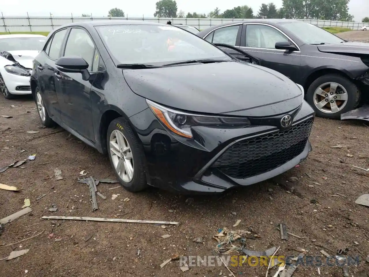 1 Photograph of a damaged car JTND4RBE8L3095828 TOYOTA COROLLA 2020