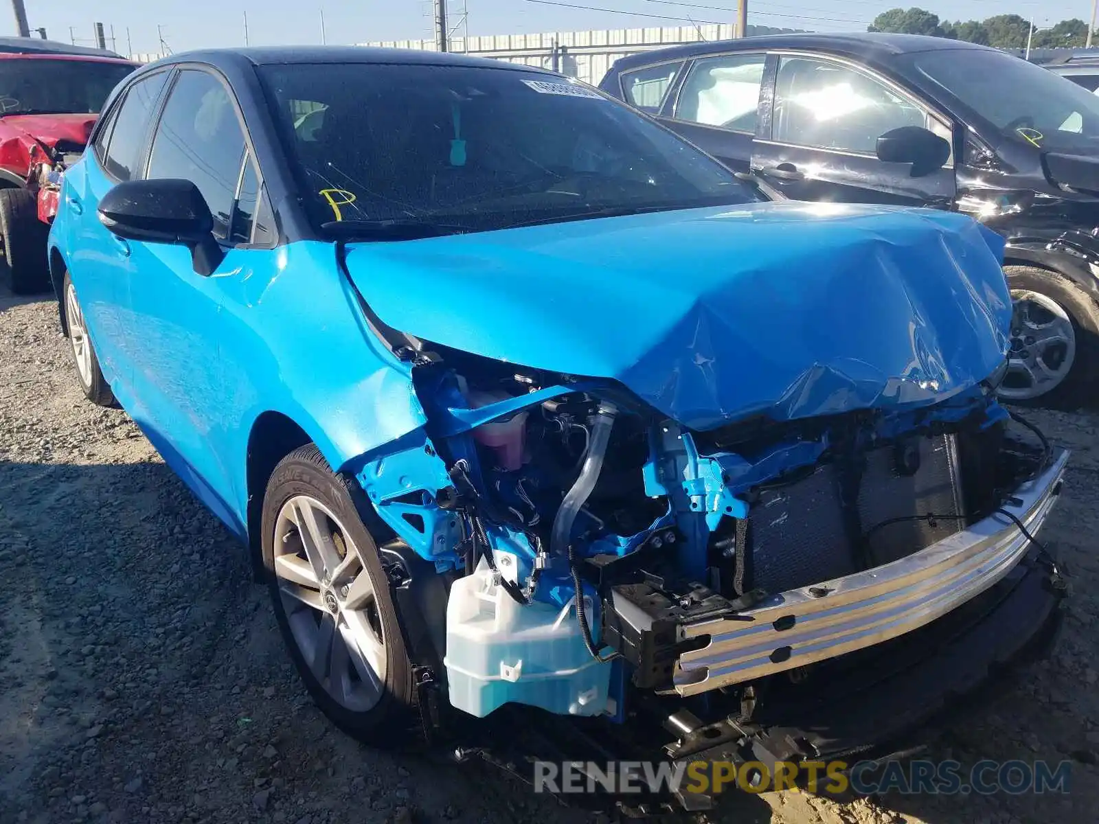 1 Photograph of a damaged car JTND4RBE8L3098809 TOYOTA COROLLA 2020