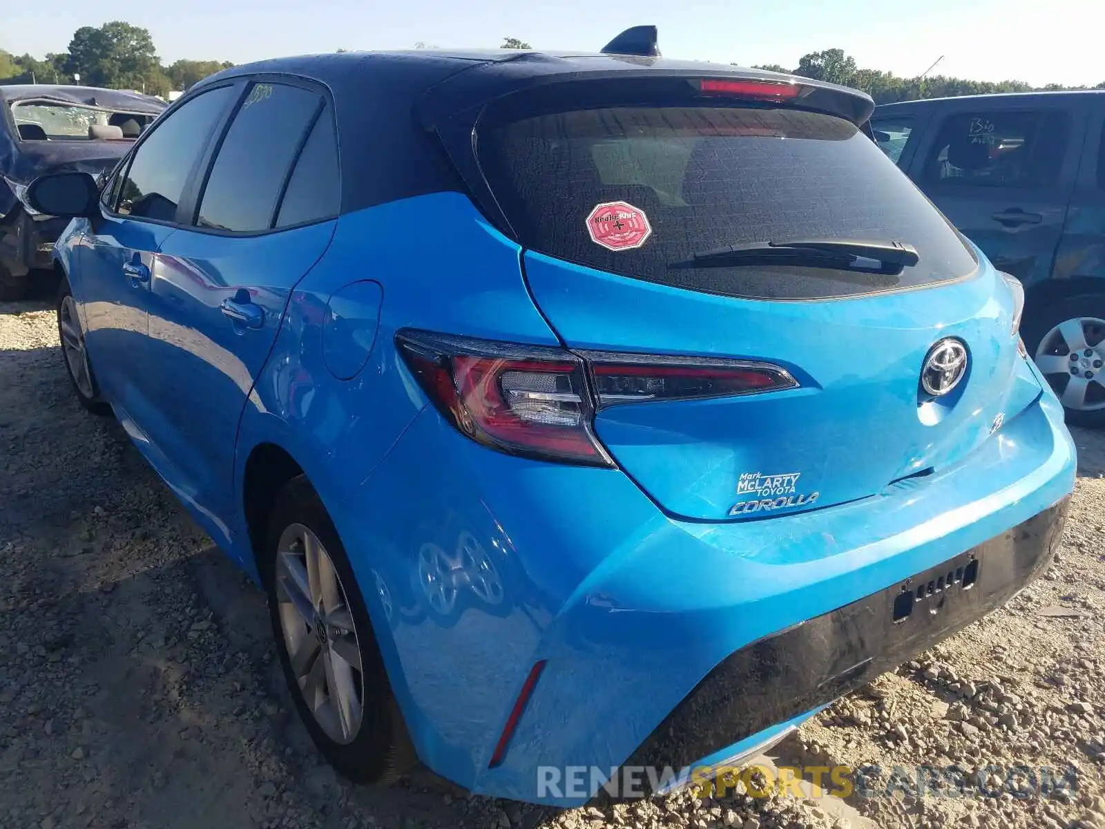 3 Photograph of a damaged car JTND4RBE8L3098809 TOYOTA COROLLA 2020