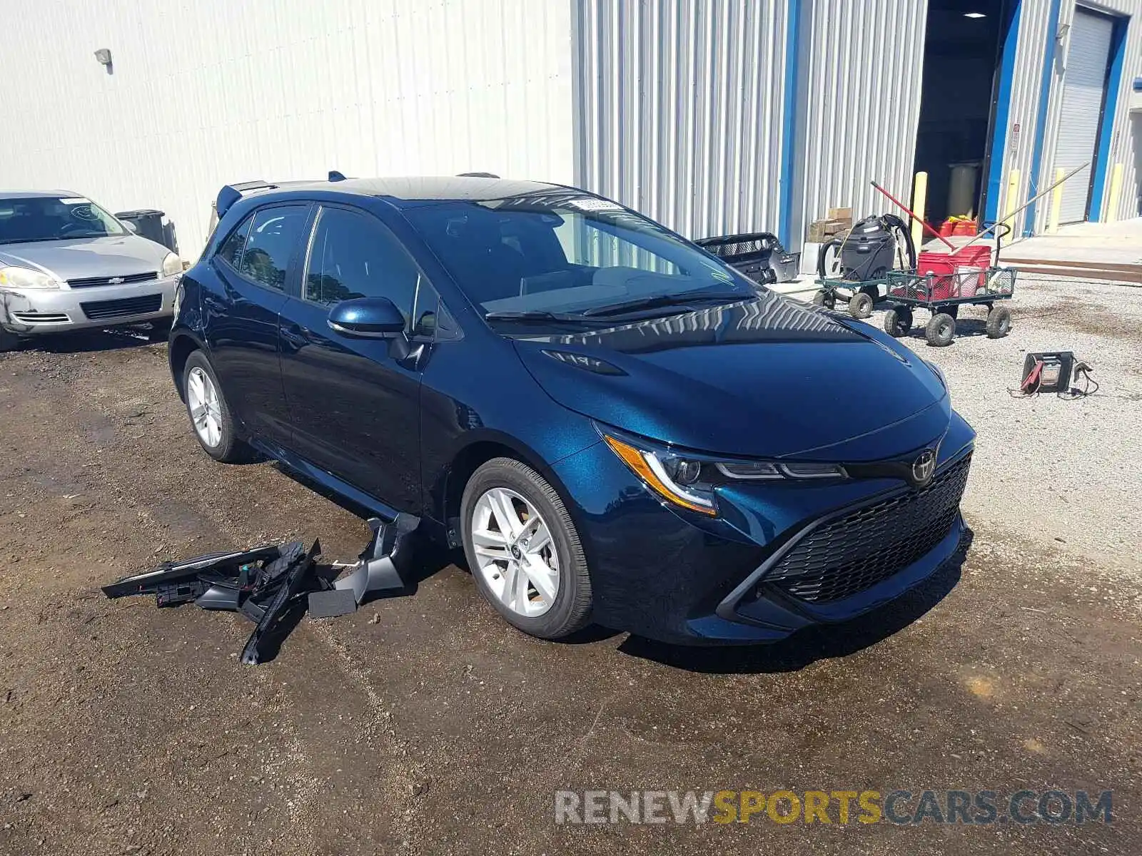 1 Photograph of a damaged car JTND4RBE9L3079069 TOYOTA COROLLA 2020