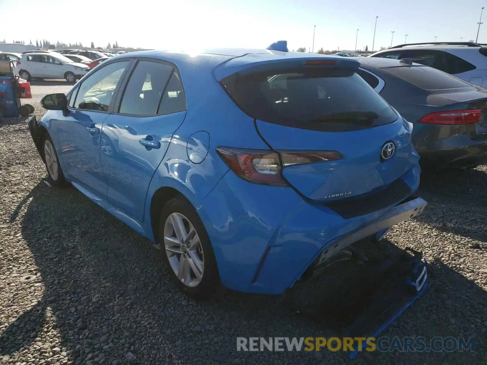 3 Photograph of a damaged car JTND4RBE9L3082246 TOYOTA COROLLA 2020