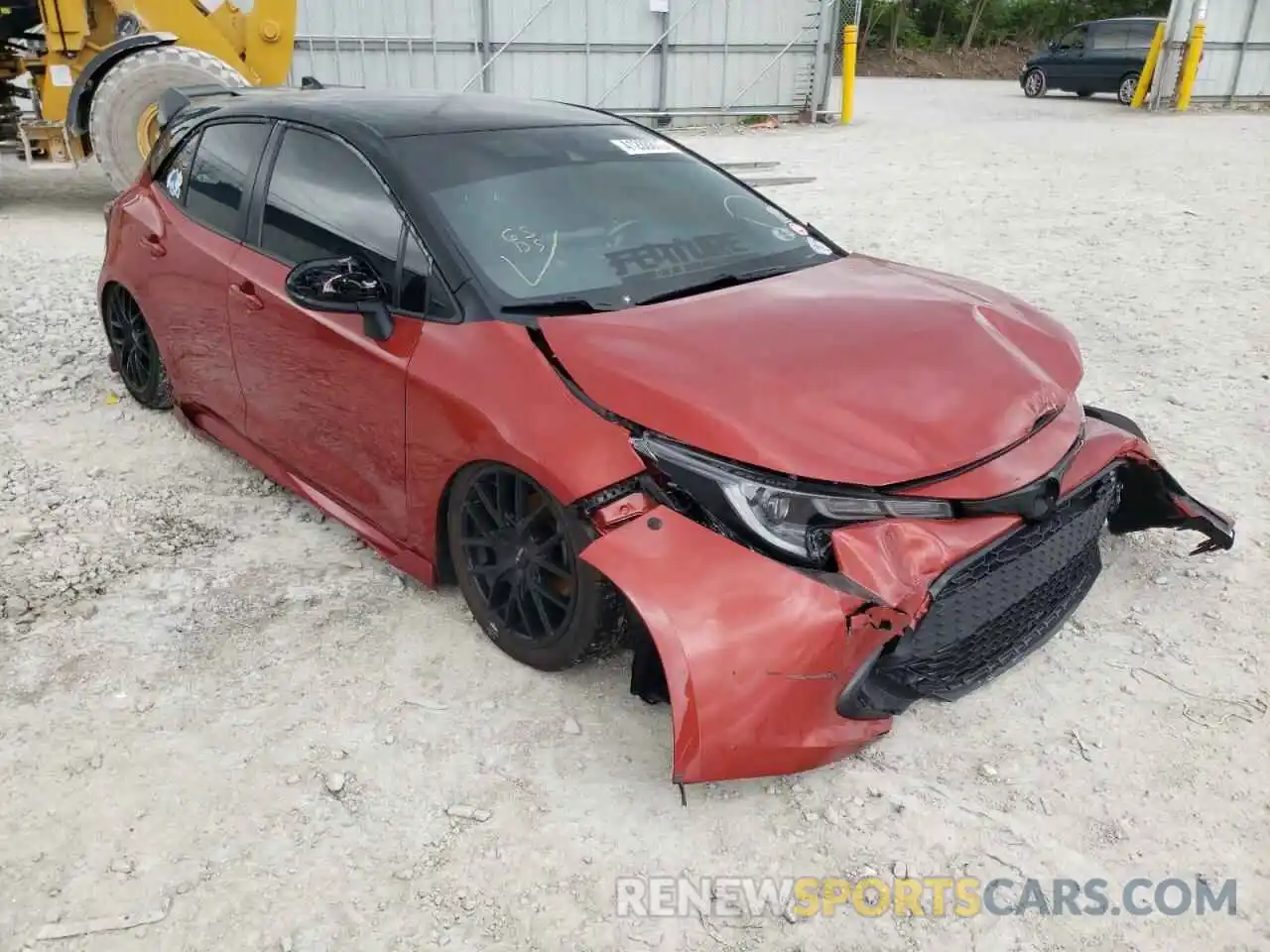 1 Photograph of a damaged car JTND4RBE9L3085390 TOYOTA COROLLA 2020