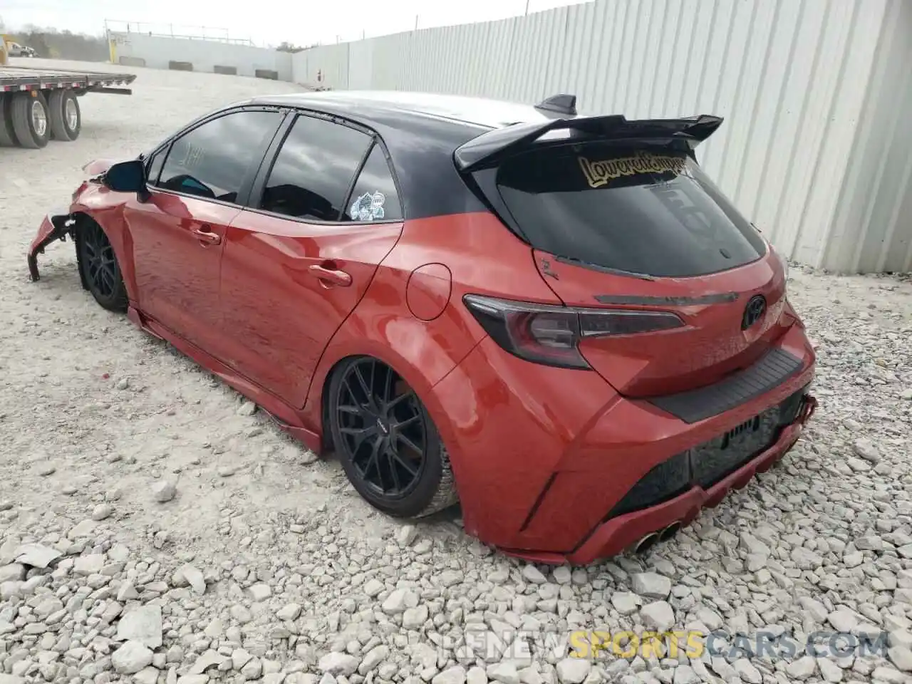 3 Photograph of a damaged car JTND4RBE9L3085390 TOYOTA COROLLA 2020