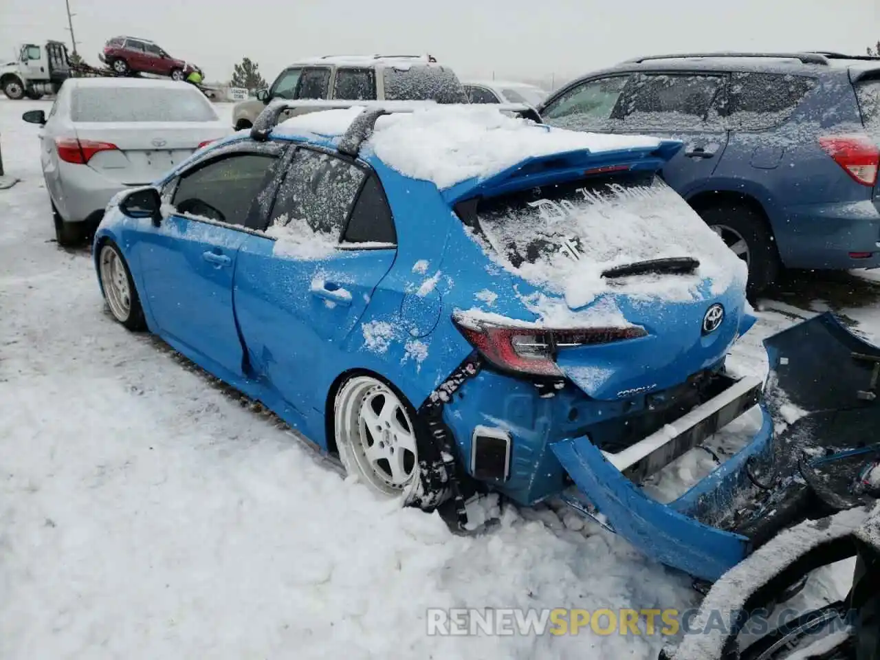 3 Photograph of a damaged car JTND4RBE9L3087270 TOYOTA COROLLA 2020