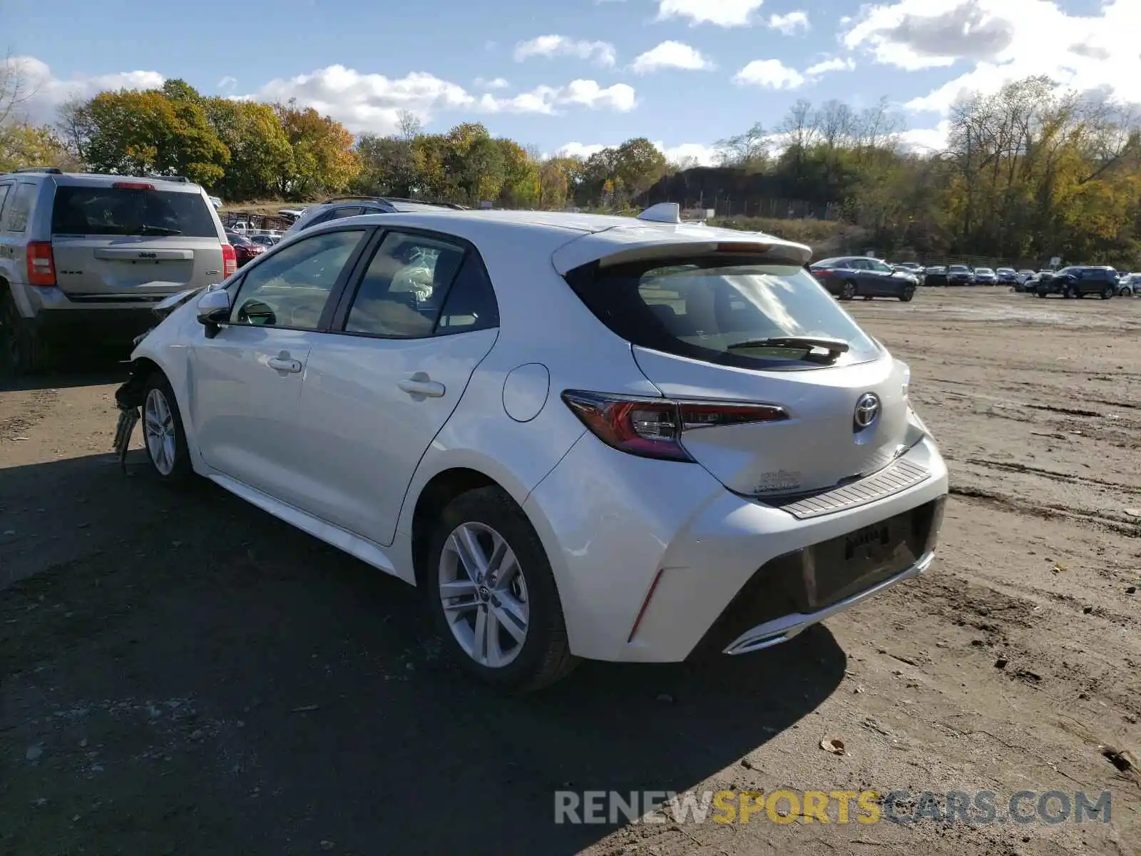 3 Photograph of a damaged car JTND4RBE9L3089309 TOYOTA COROLLA 2020