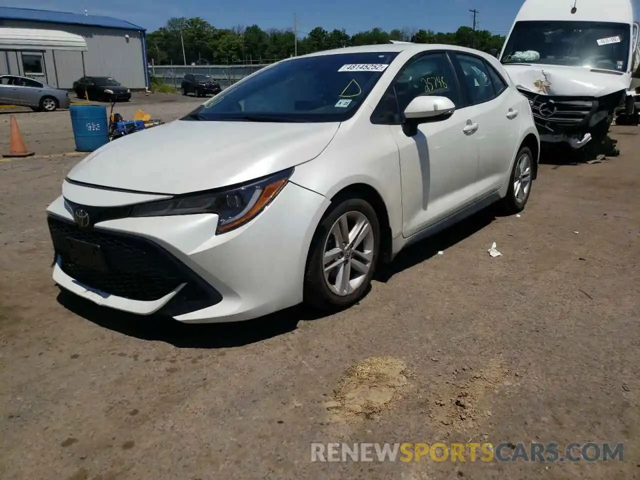 2 Photograph of a damaged car JTND4RBE9L3103063 TOYOTA COROLLA 2020