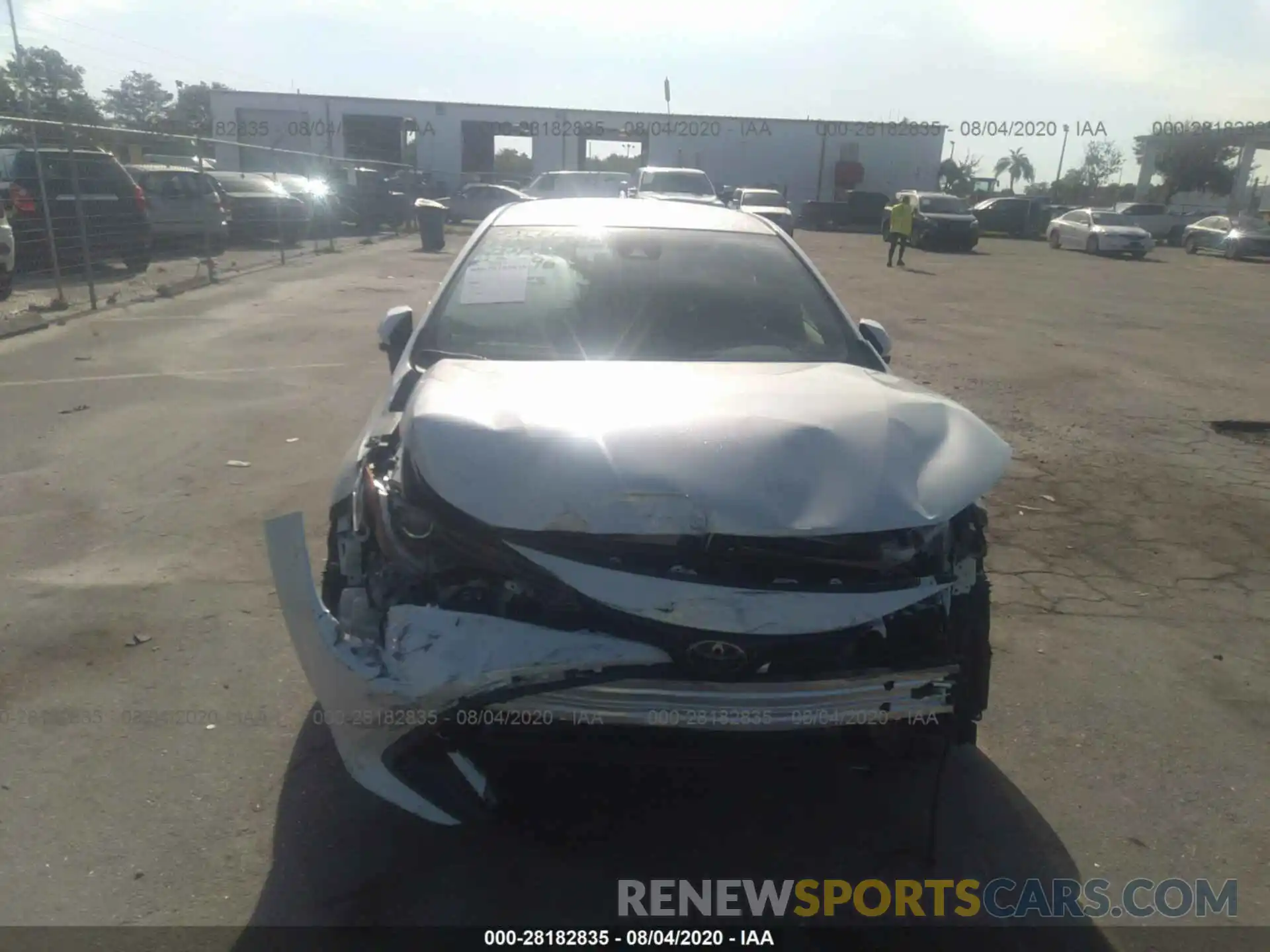 6 Photograph of a damaged car JTND4RBEXL3073913 TOYOTA COROLLA 2020