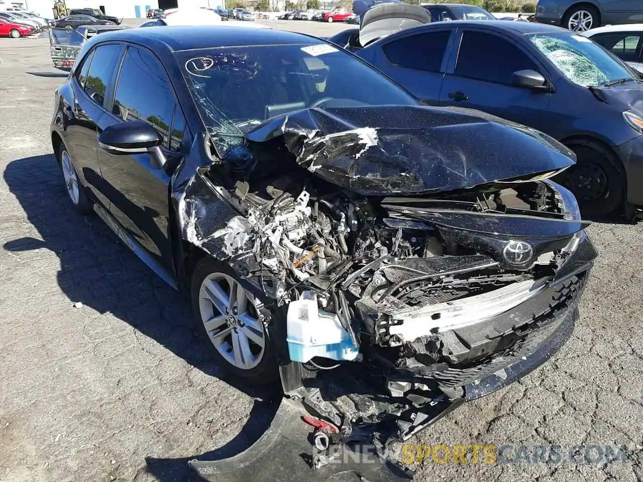 1 Photograph of a damaged car JTND4RBEXL3082787 TOYOTA COROLLA 2020