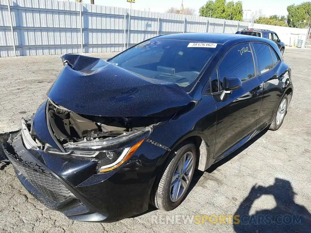 2 Photograph of a damaged car JTND4RBEXL3082787 TOYOTA COROLLA 2020