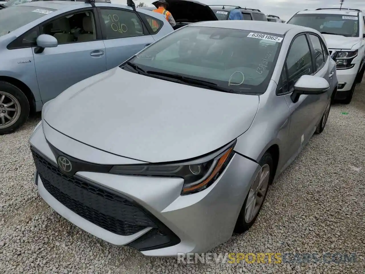 2 Photograph of a damaged car JTND4RBEXL3084118 TOYOTA COROLLA 2020