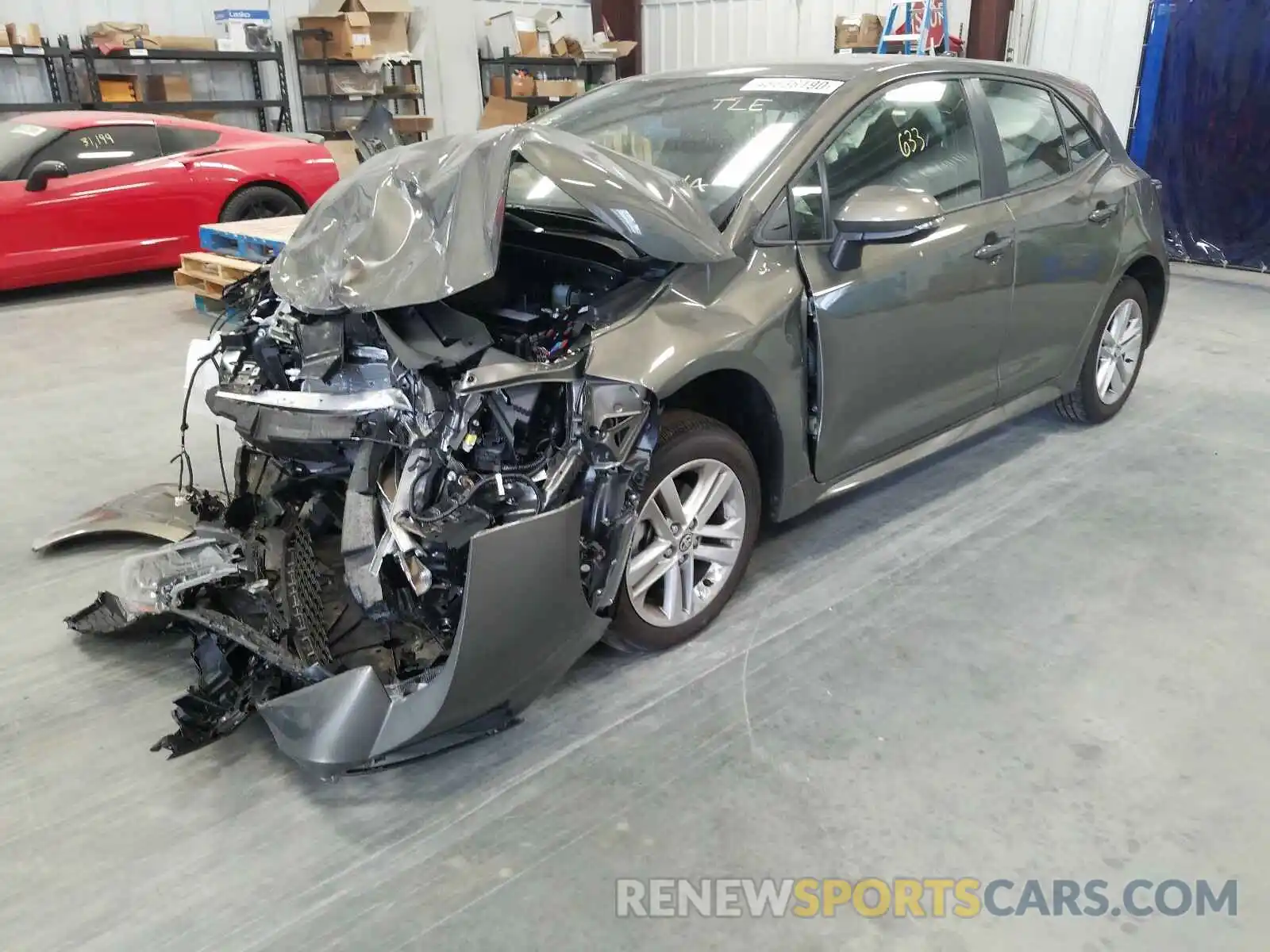 2 Photograph of a damaged car JTND4RBEXL3085396 TOYOTA COROLLA 2020