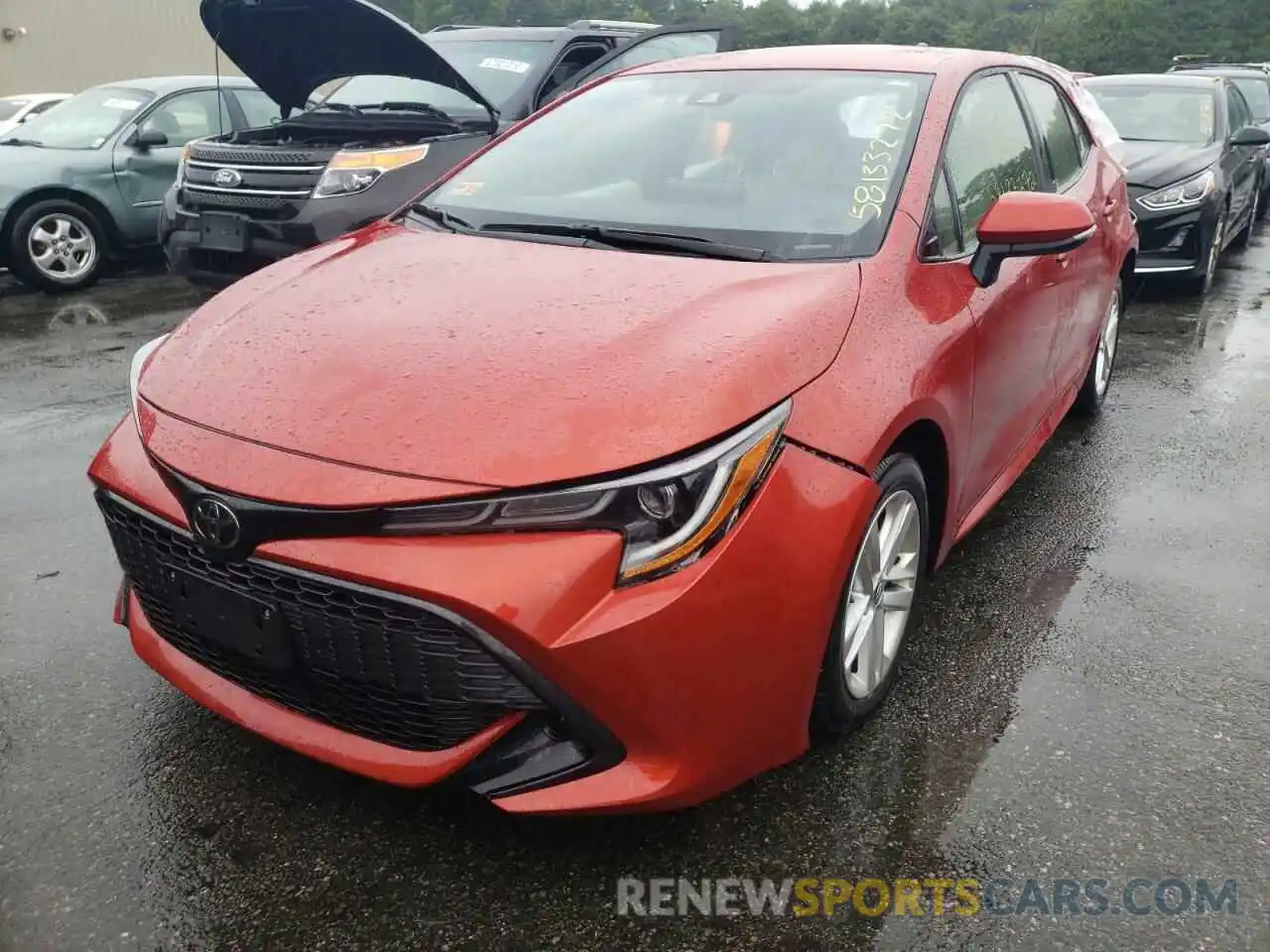 2 Photograph of a damaged car JTND4RBEXL3087021 TOYOTA COROLLA 2020