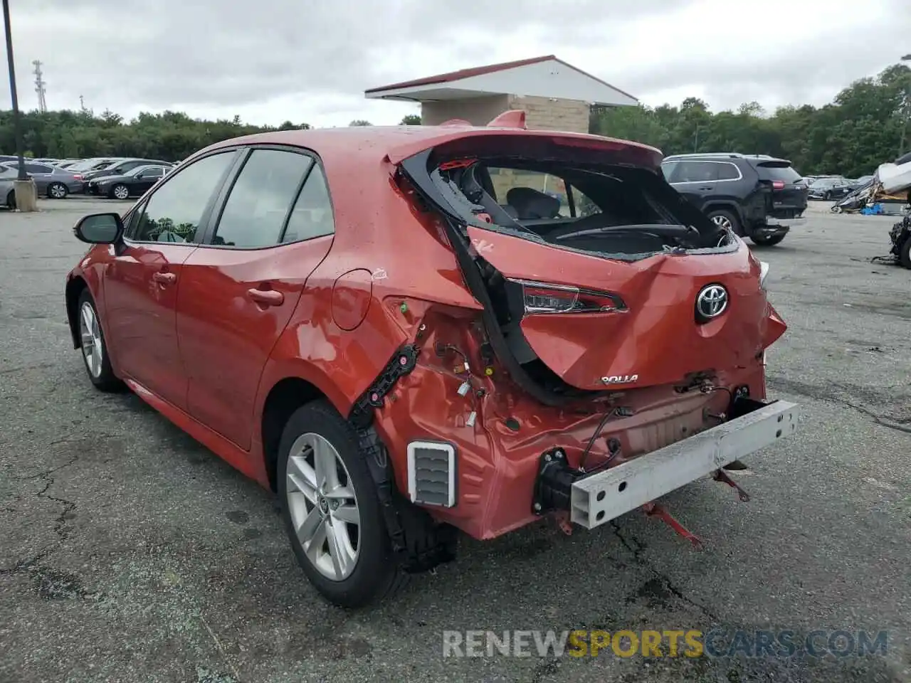 3 Photograph of a damaged car JTND4RBEXL3087021 TOYOTA COROLLA 2020