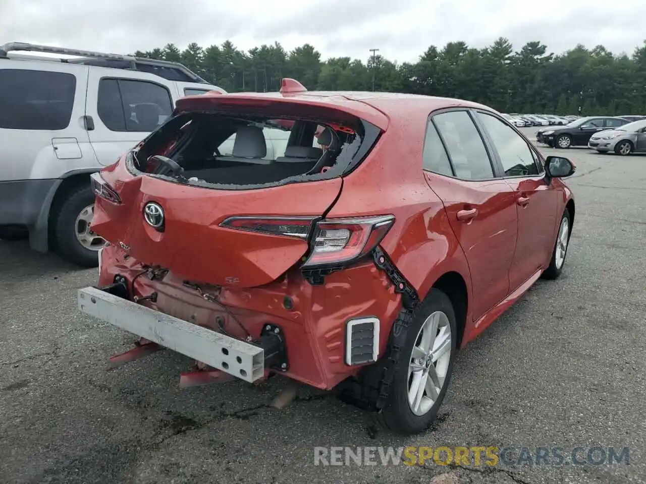 4 Photograph of a damaged car JTND4RBEXL3087021 TOYOTA COROLLA 2020