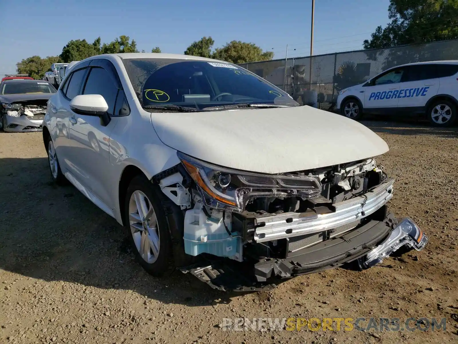 1 Photograph of a damaged car JTND4RBEXL3093028 TOYOTA COROLLA 2020