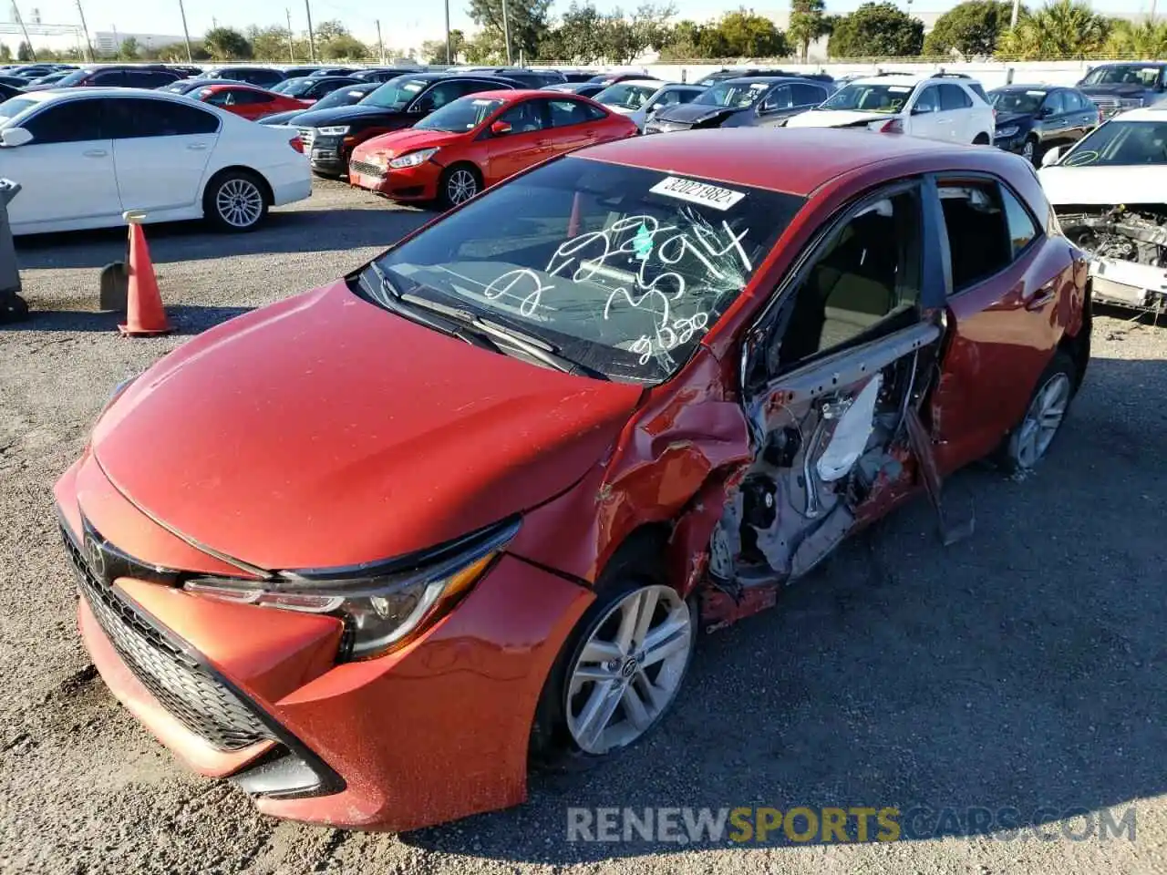 2 Photograph of a damaged car JTND4RBEXL3093594 TOYOTA COROLLA 2020