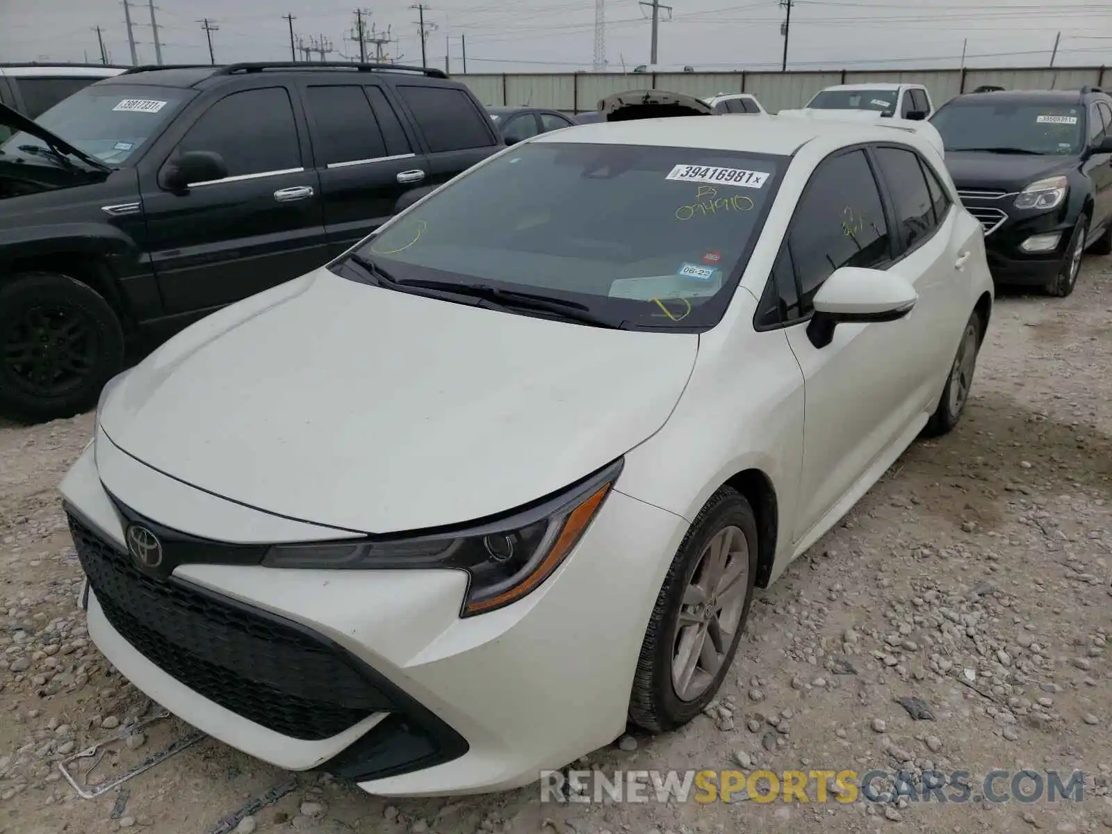 2 Photograph of a damaged car JTND4RBEXL3094910 TOYOTA COROLLA 2020