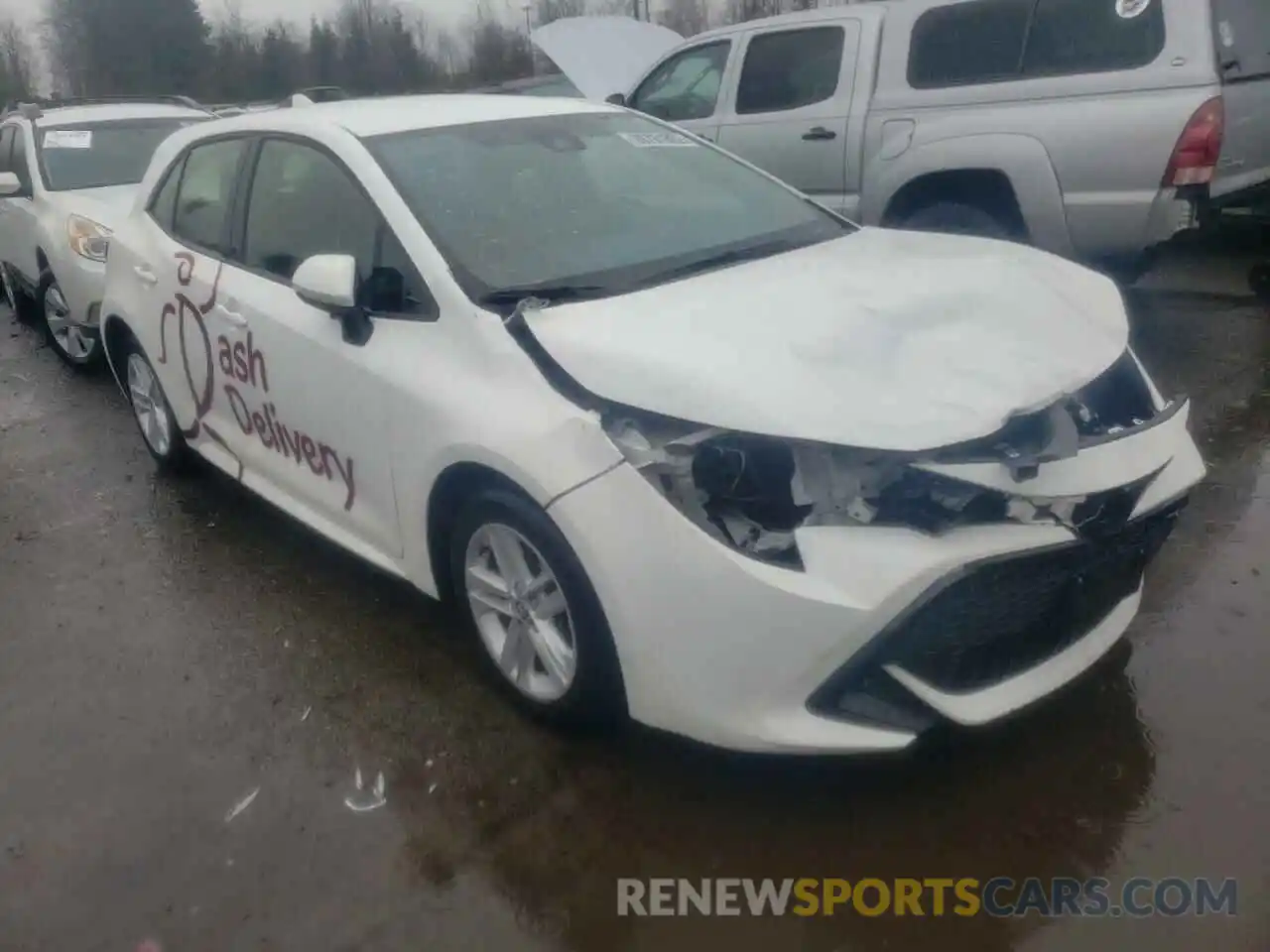 1 Photograph of a damaged car JTND4RBEXL3097225 TOYOTA COROLLA 2020