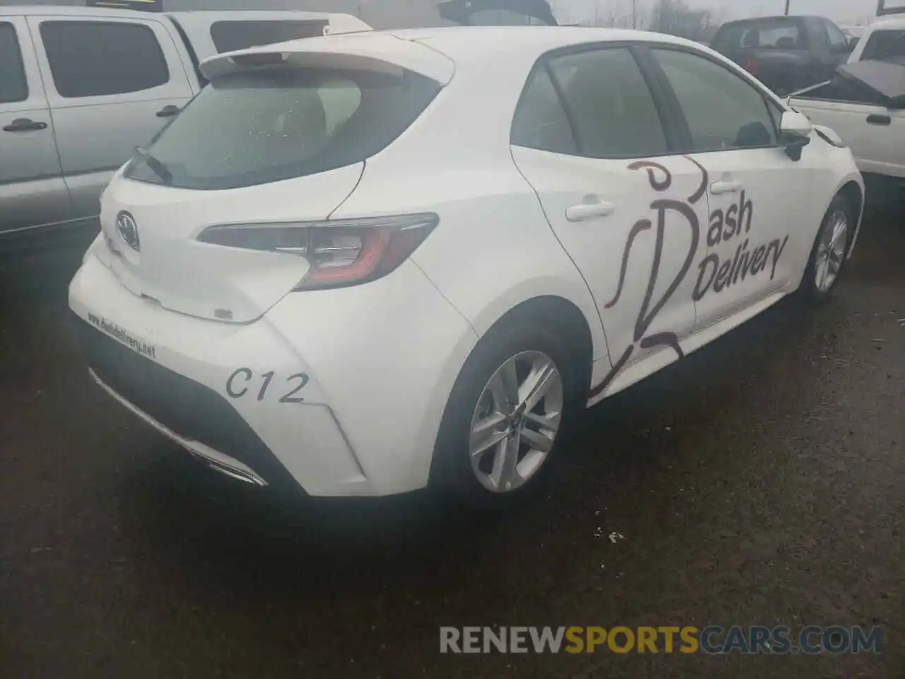 4 Photograph of a damaged car JTND4RBEXL3097225 TOYOTA COROLLA 2020