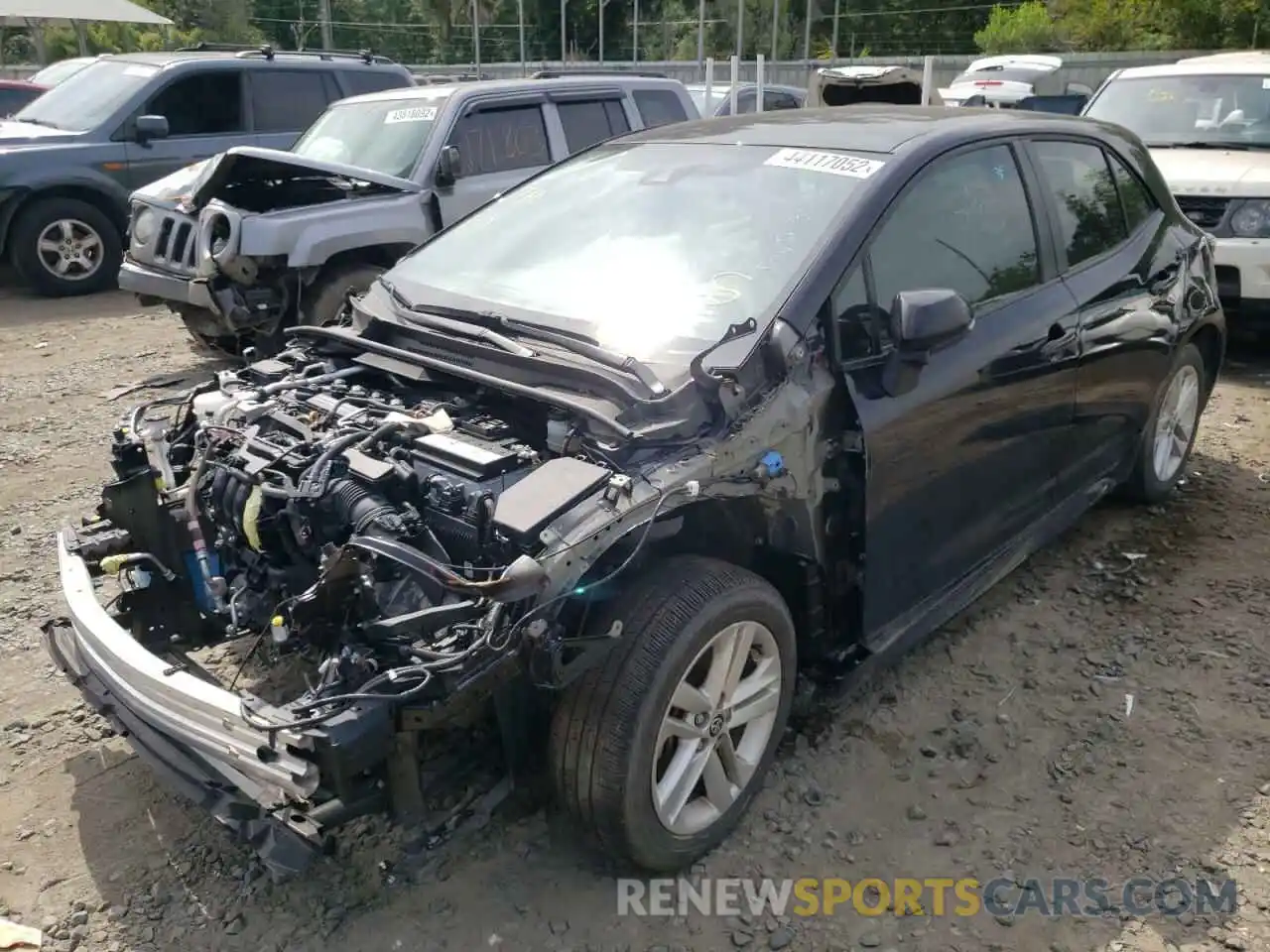 2 Photograph of a damaged car JTND4RBEXL3097922 TOYOTA COROLLA 2020