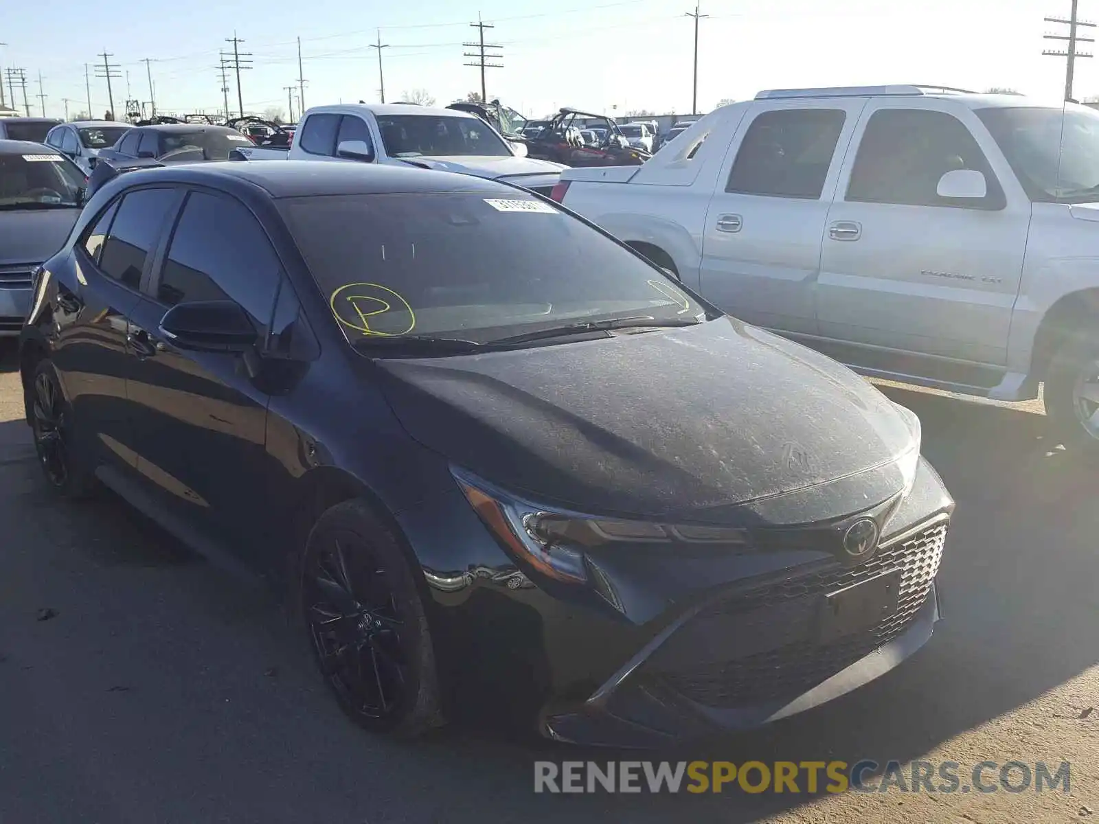 1 Photograph of a damaged car JTND4RBEXL3102553 TOYOTA COROLLA 2020