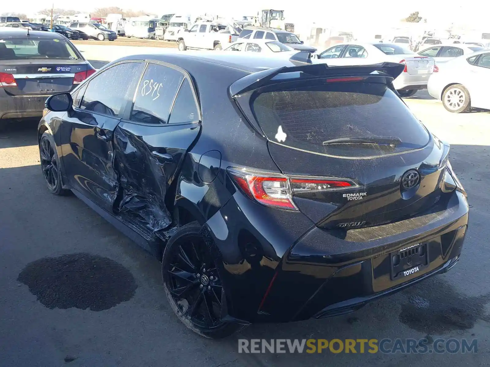 3 Photograph of a damaged car JTND4RBEXL3102553 TOYOTA COROLLA 2020