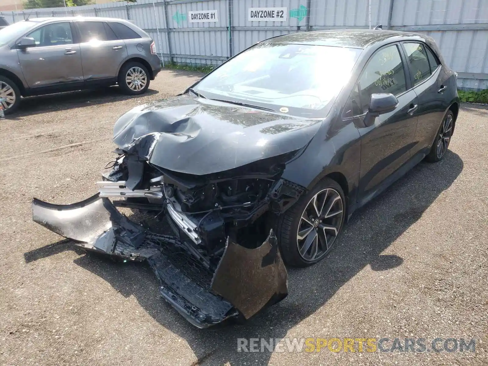 2 Photograph of a damaged car JTNK4RBE2L3087831 TOYOTA COROLLA 2020