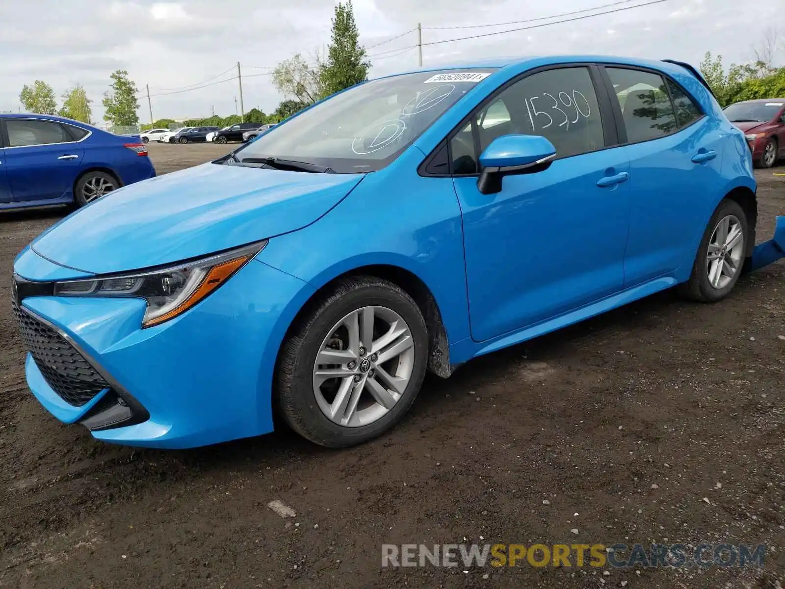 2 Photograph of a damaged car JTNK4RBE4L3084669 TOYOTA COROLLA 2020