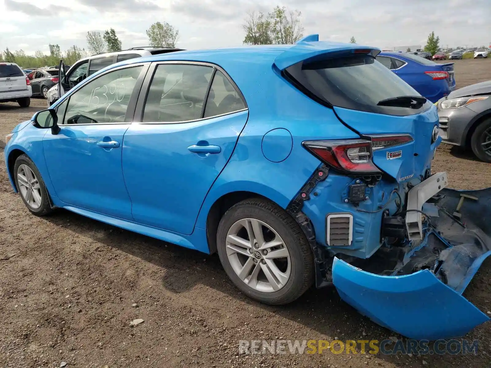 3 Photograph of a damaged car JTNK4RBE4L3084669 TOYOTA COROLLA 2020