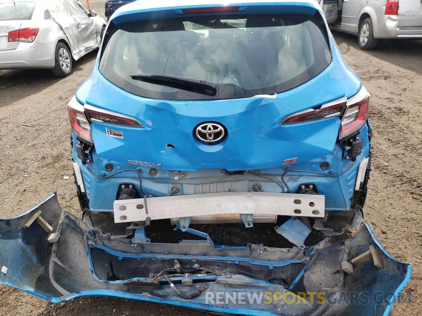 9 Photograph of a damaged car JTNK4RBE4L3084669 TOYOTA COROLLA 2020