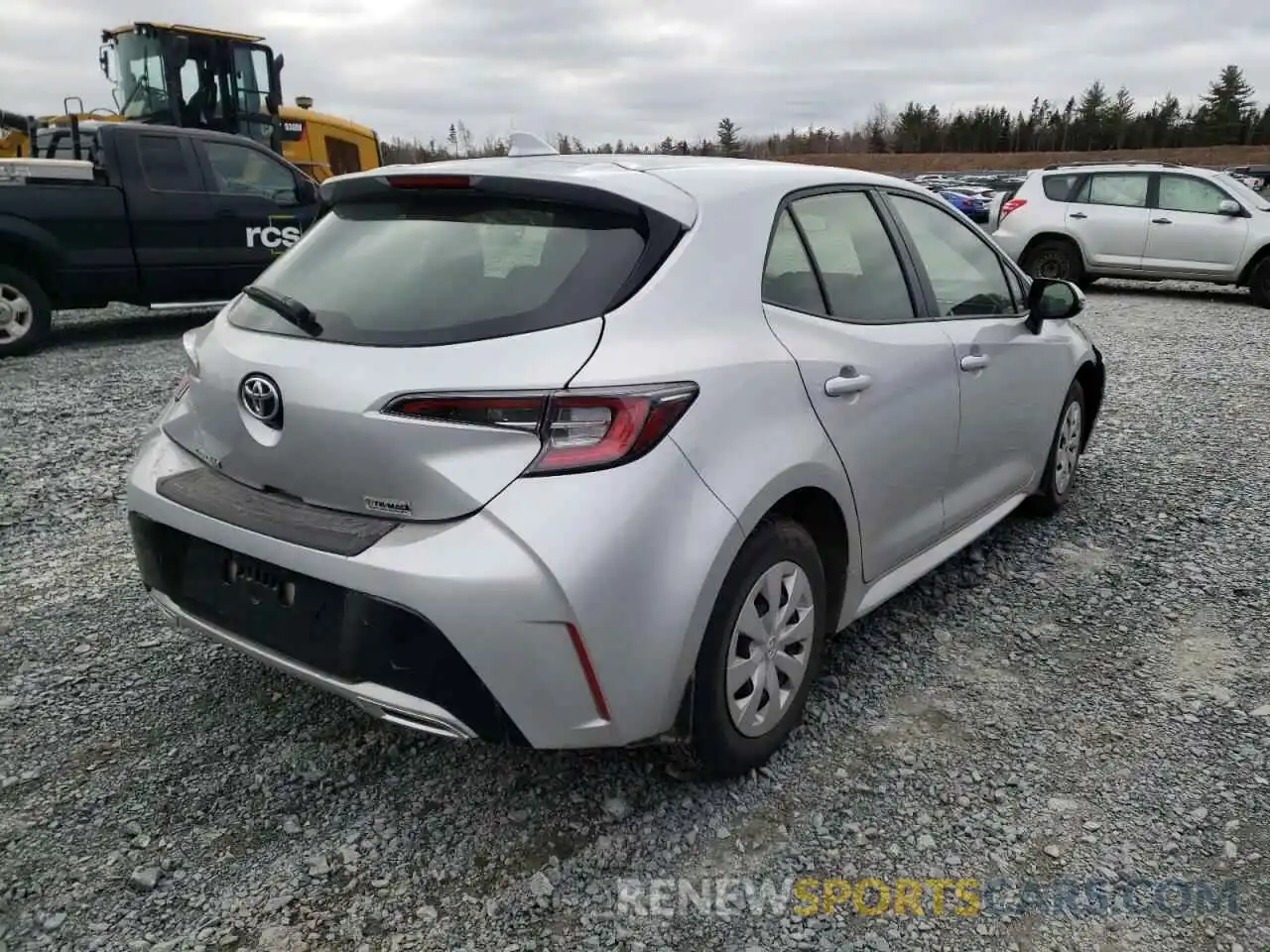 4 Photograph of a damaged car JTNK4RBE4L3102099 TOYOTA COROLLA 2020