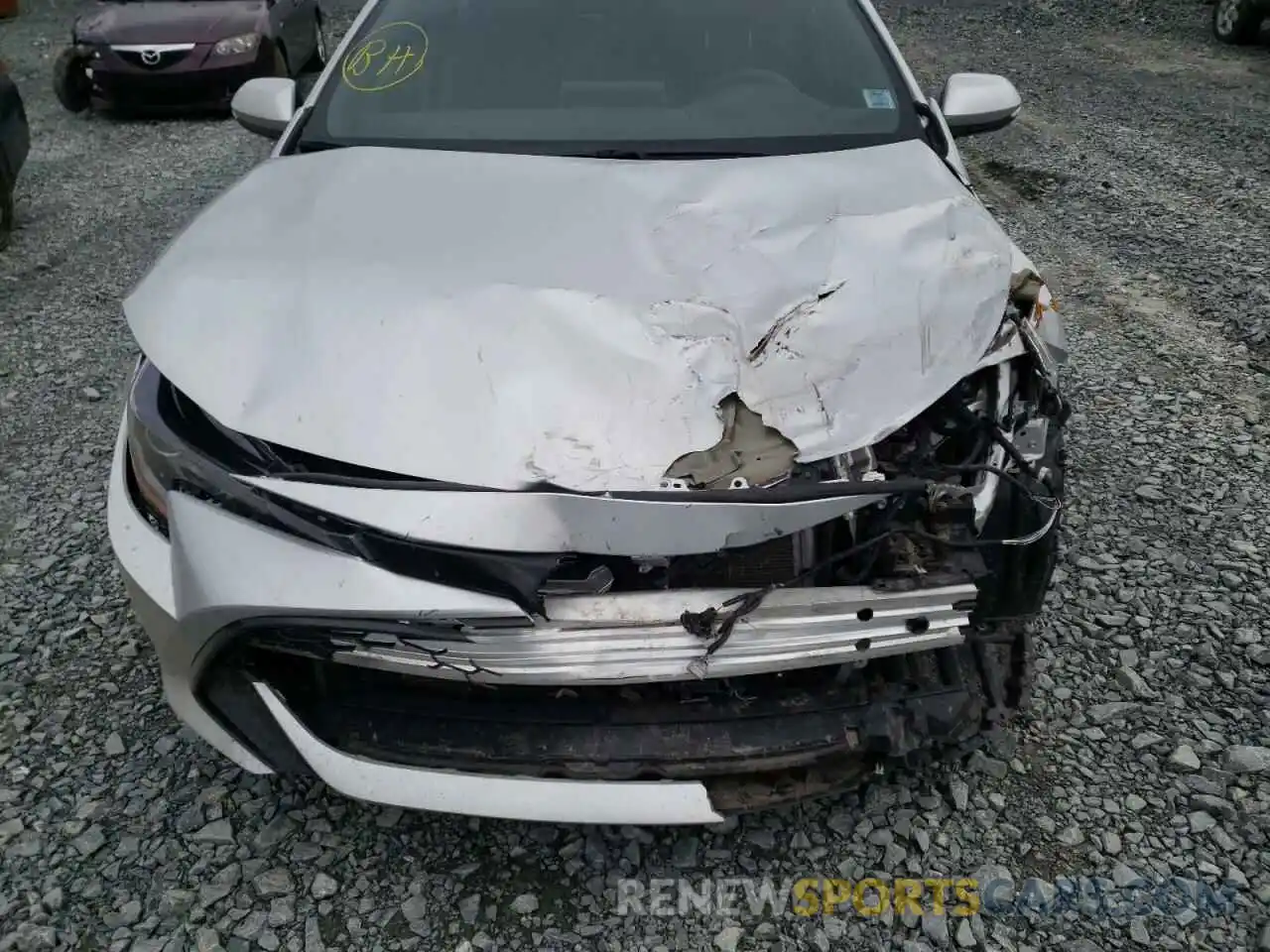 7 Photograph of a damaged car JTNK4RBE4L3102099 TOYOTA COROLLA 2020