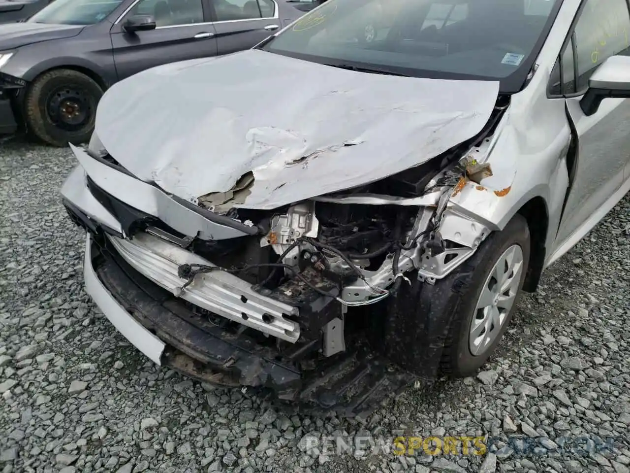 9 Photograph of a damaged car JTNK4RBE4L3102099 TOYOTA COROLLA 2020