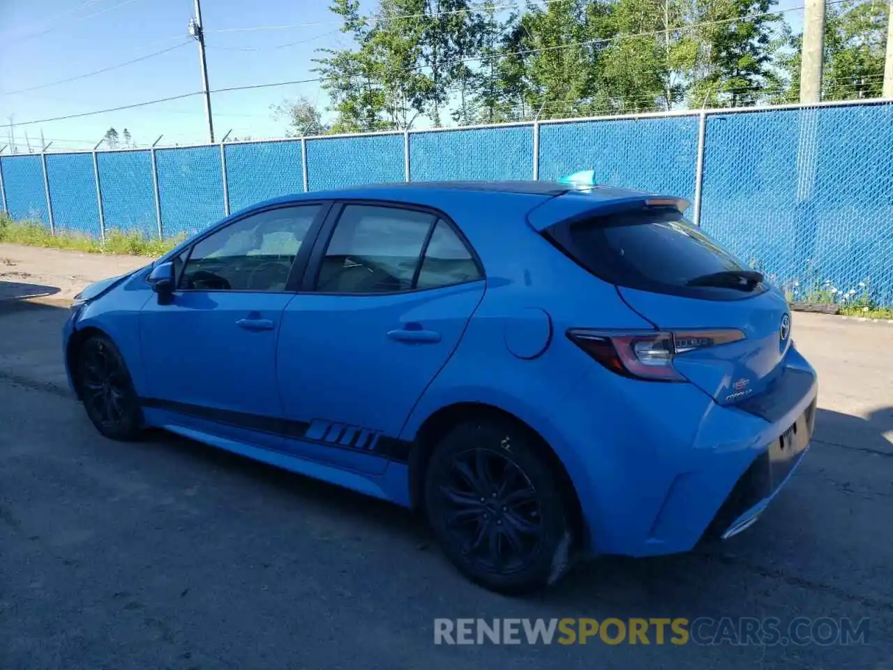 3 Photograph of a damaged car JTNK4RBE5L3075642 TOYOTA COROLLA 2020