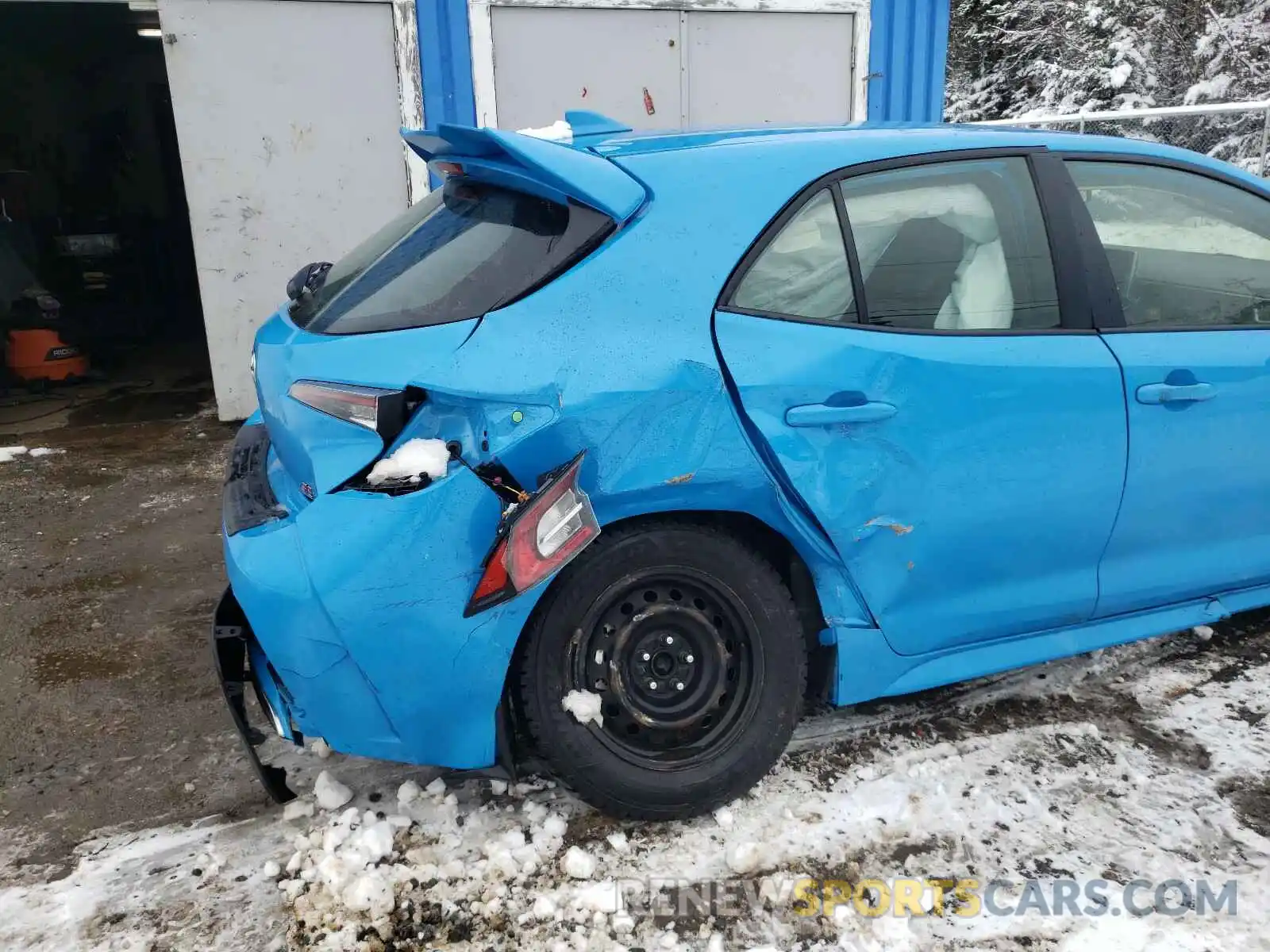9 Photograph of a damaged car JTNK4RBE6L3093230 TOYOTA COROLLA 2020