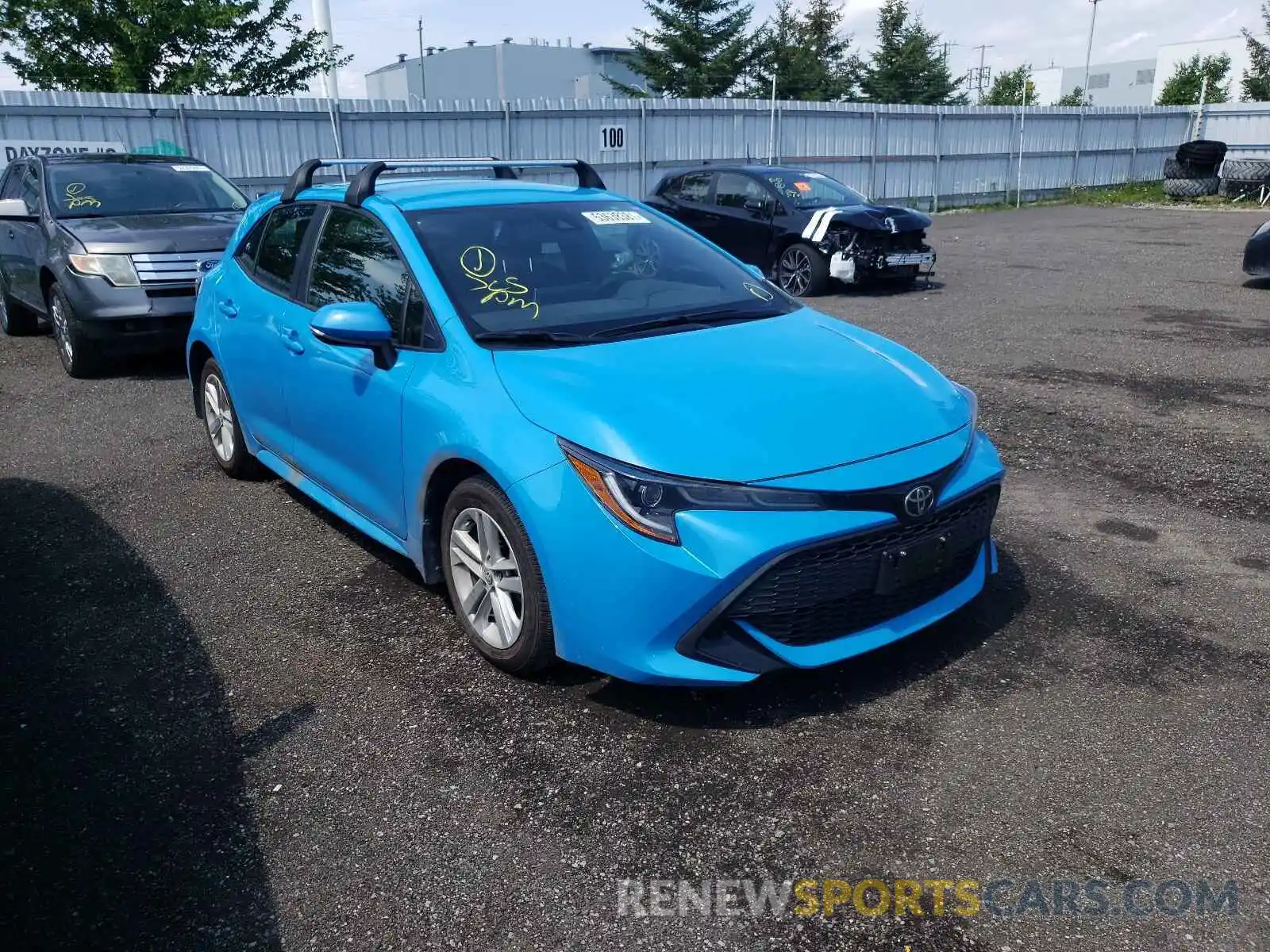 1 Photograph of a damaged car JTNK4RBE7L3098680 TOYOTA COROLLA 2020