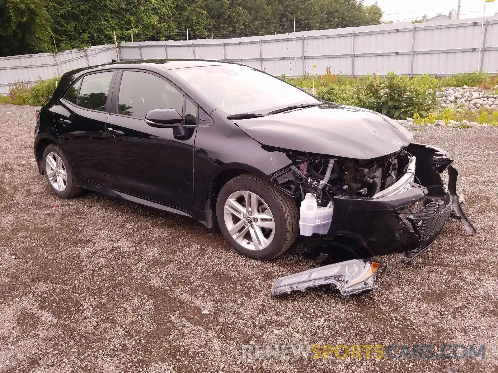 1 Photograph of a damaged car JTNK4RBE8L3088224 TOYOTA COROLLA 2020